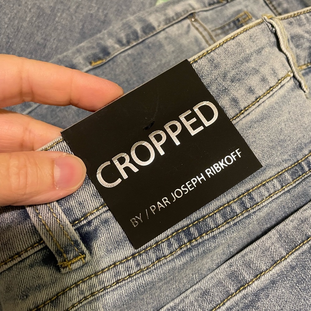 Joseph Ribkoff Blue Cropped Jeans - Picture 7 of 8